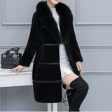 Elegant Mouton Fur Coat