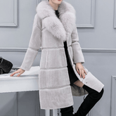 Elegant Mouton Fur Coat