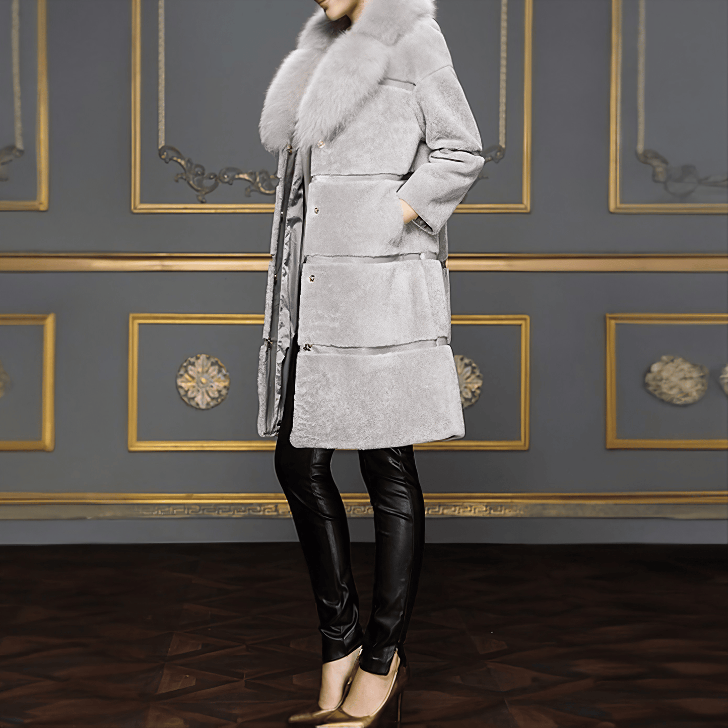 エレガントムートンファーコート