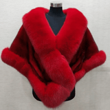 Luxury Fur Shawl Cape