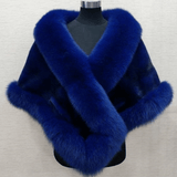 Luxury Fur Shawl Cape