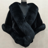 Luxury Fur Shawl Cape