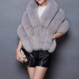 Elegant Faux Fur Cape