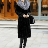 Grandeur Faux Fox Fur Coat