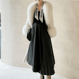 Elegant Voluminous Faux Fur Coat