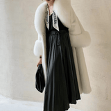 Elegant Voluminous Faux Fur Coat
