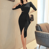 Elegant Slit Dress