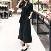 Slim-Fit Shirt Dress