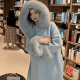 Belted Hooded Coat
