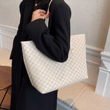 Trendy Textured Tote Bag