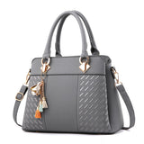 Ornament Faux Leather Bag