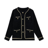 French Retro Thick Cardigan