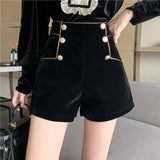Velour shorts