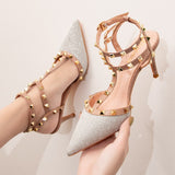 Studded strap sandals