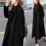 Long Thick Wool Coat
