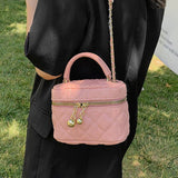 Ball Chain Box Shoulder Bag