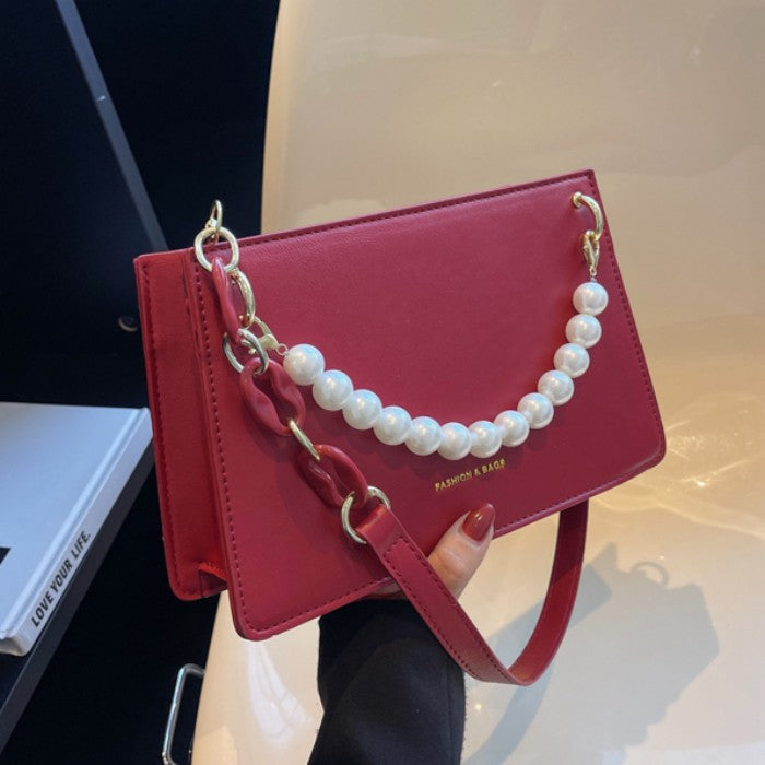 パールハンドルブライダルバッグ