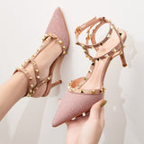 Studded strap sandals