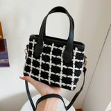 Tweed Bucket Bag