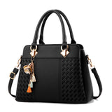 Ornament Faux Leather Bag