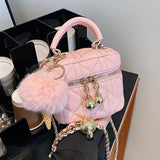 Ball Chain Box Shoulder Bag