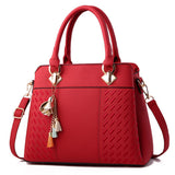 Ornament Faux Leather Bag