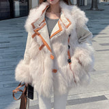 Reversible Fox-Effect Faux Fur Jacket