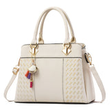 Ornament Faux Leather Bag