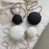 Quilted Round Shoulder Bag
