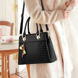 Ornament Faux Leather Bag