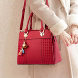 Ornament Faux Leather Bag