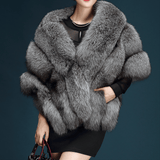 Elegant Faux Fur Cape