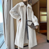 Elegant Mink-Touch Coat