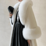 Elegant Voluminous Faux Fur Coat