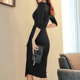Elegant Slit Dress
