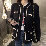 French Retro Thick Cardigan