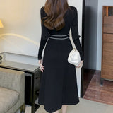 Waistband Knit Dress