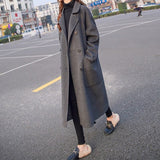 Long Thick Wool Coat