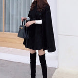 Belted Cape Coat