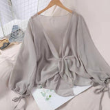 UVカットシフォンショールカーディガン