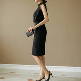 Layered pencil dress