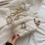 Ball Chain Box Shoulder Bag